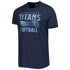 Tennessee Titans '47 Wordmark Rider Franklin T-Shirt Navy - 47 brand