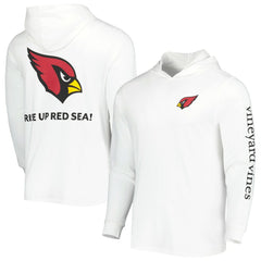 Arizona Cardinals Vineyard Vines Local Long Sleeve Hoodie T-Shirt White - NFL