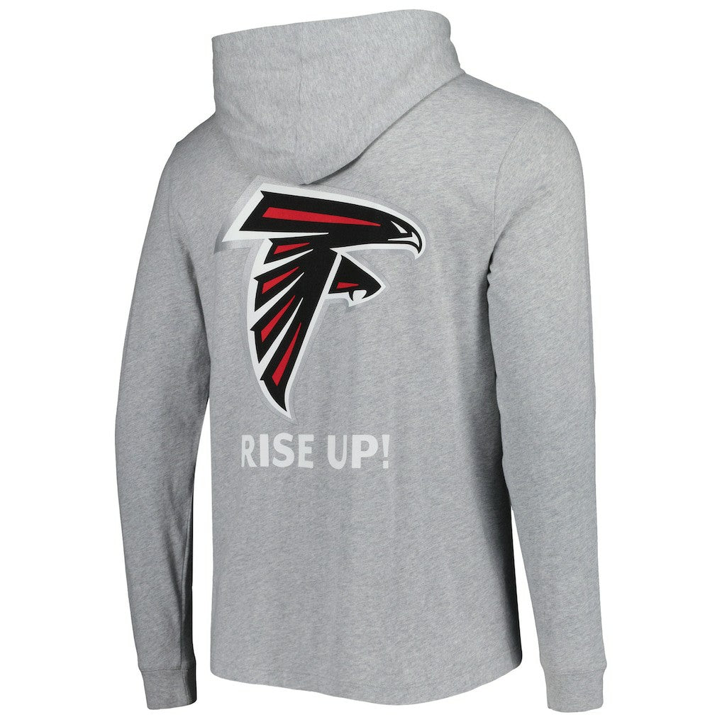 Atlanta Falcons Vineyard Vines Local Long Sleeve Hoodie T-Shirt Heathered Gray - NFL