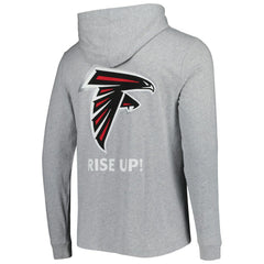 Atlanta Falcons Vineyard Vines Local Long Sleeve Hoodie T-Shirt Heathered Gray - NFL