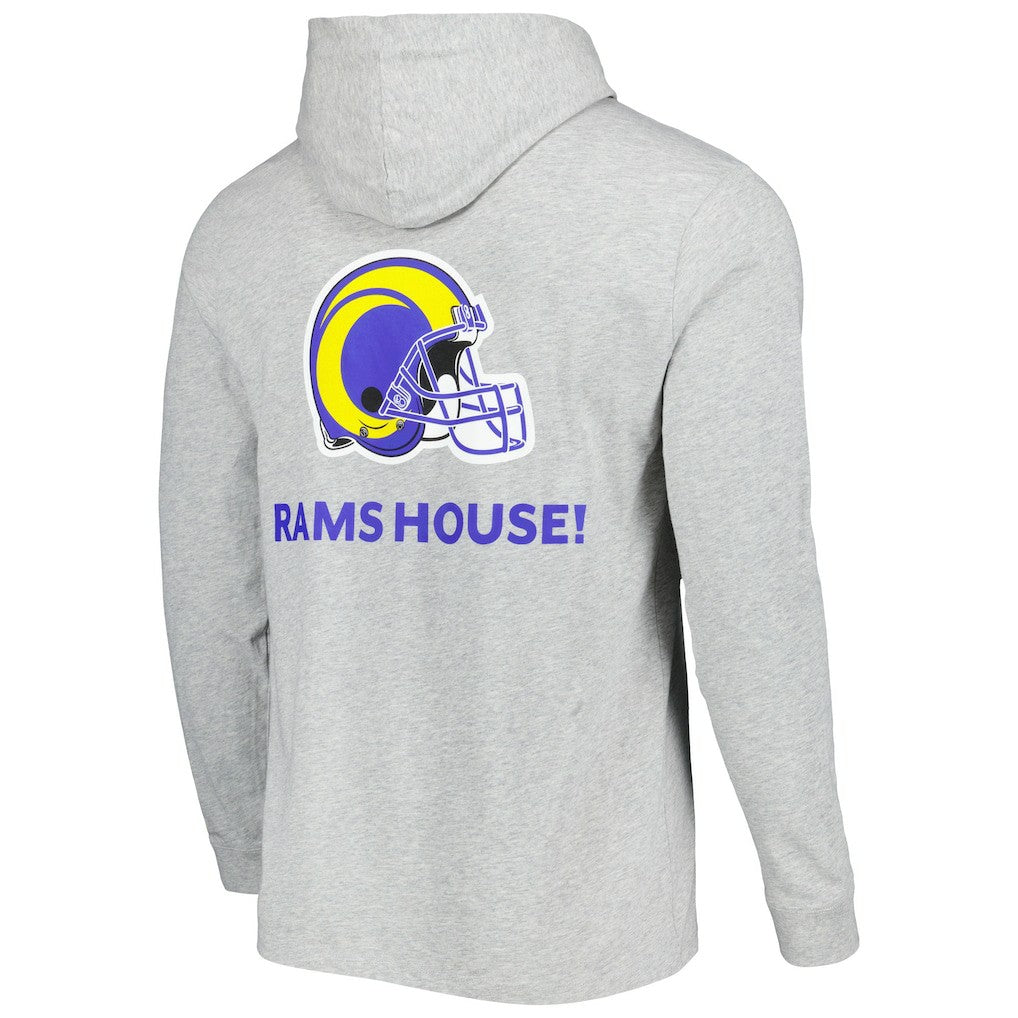Los Angeles Rams Vineyard Vines Local Long Sleeve Hoodie T-Shirt Heathered Gray - NFL