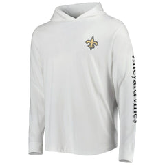 New Orleans Saints Vineyard Vines Local Long Sleeve Hoodie T-Shirt White - NFL