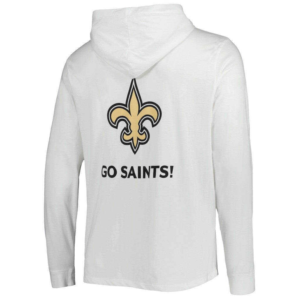 New Orleans Saints Vineyard Vines Local Long Sleeve Hoodie T-Shirt White - NFL