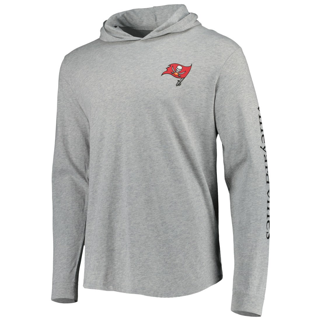 Tampa Bay Buccaneers Vineyard Vines Local Long Sleeve Hoodie T-Shirt Heathered Gray - NFL