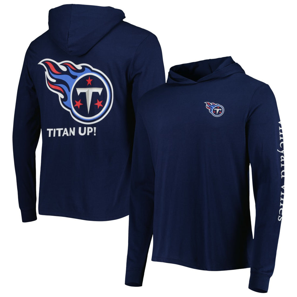 Tennessee Titans Vineyard Vines Local Long Sleeve Hoodie T-Shirt Navy - NFL