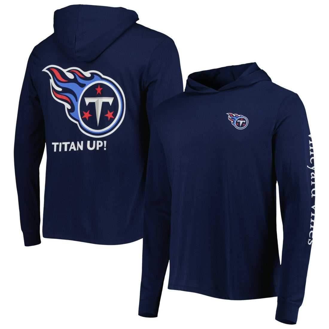 Tennessee Titans Vineyard Vines Local Long Sleeve Hoodie T-Shirt Navy - NFL