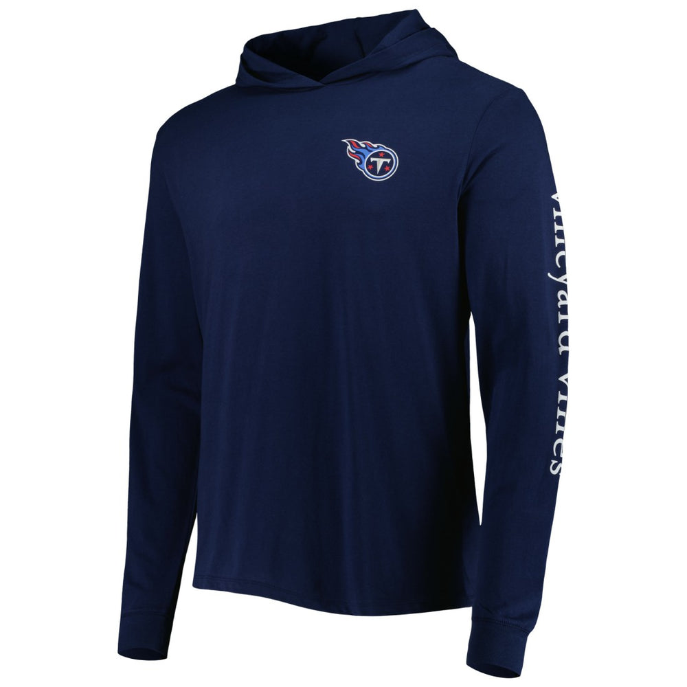 Tennessee Titans Vineyard Vines Local Long Sleeve Hoodie T-Shirt Navy - NFL