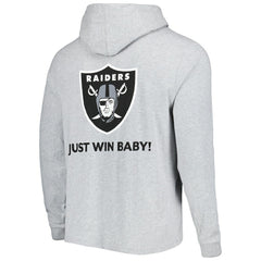 Las Vegas Raiders Vineyard Vines Local Long Sleeve Hoodie T-Shirt Heathered Gray - NFL