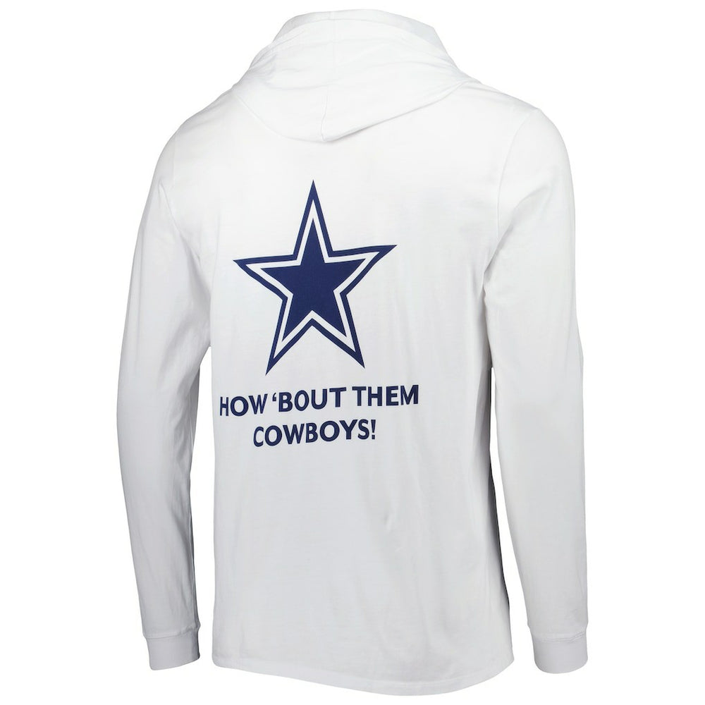 Dallas Cowboys Vineyard Vines Local Long Sleeve Hoodie T-Shirt White - NFL