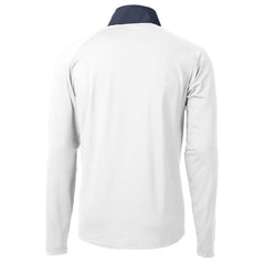Indianapolis Colts Cutter & Buck Adapt Eco Knit Hybrid Recycled Quarter-Zip Pullover Top White - NFL