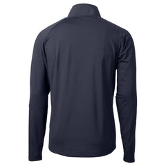 Green Bay Packers Cutter & Buck Adapt Eco Knit Hybrid Recycled Quarter-Zip Pullover Top Navy - NFL