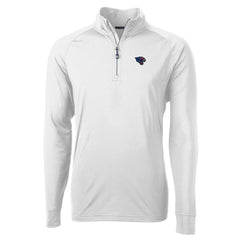 Jacksonville Jaguars Cutter & Buck Team Adapt Eco Knit Hybrid Recycled Quarter-Zip Pullover Top White - NFL