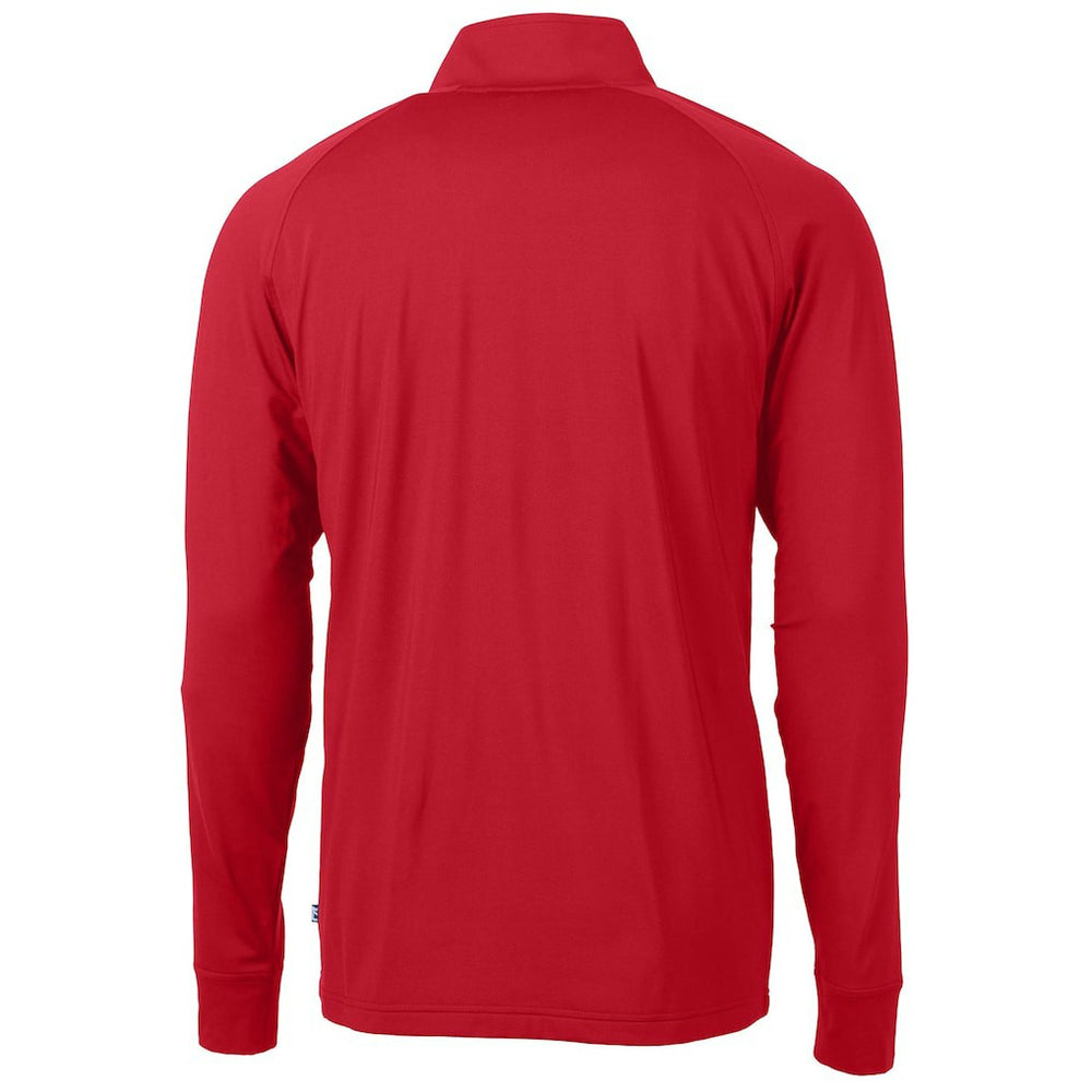 Pittsburgh Steelers Cutter & Buck Team Adapt Eco Knit Hybrid Recycled Quarter-Zip Pullover Top Red - NFL