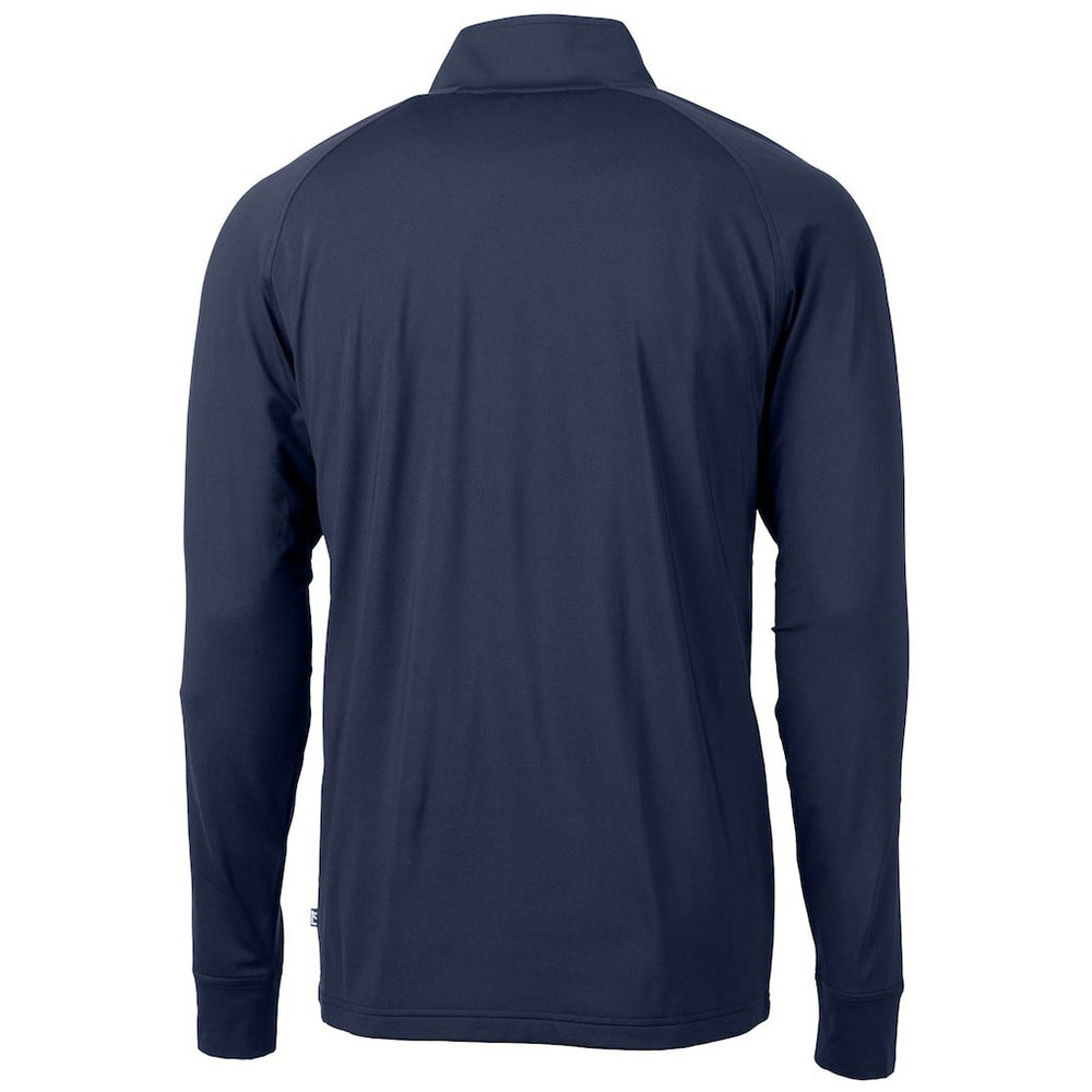 Minnesota Vikings Cutter & Buck Team Adapt Eco Knit Hybrid Recycled Quarter-Zip Pullover Top Navy - NFL
