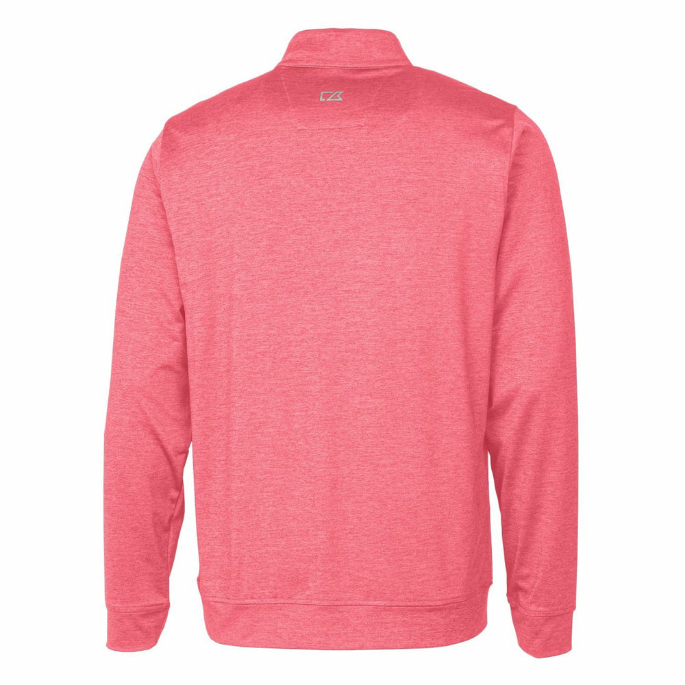 Tennessee Titans Cutter & Buck Stealth Quarter-Zip Pullover Top Heathered Cardinal - NFL