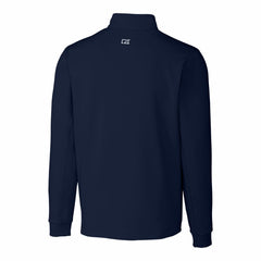 Houston Texans Cutter & Buck Big & Tall Traverse Stretch Quarter-Zip Pullover Top Navy - NFL