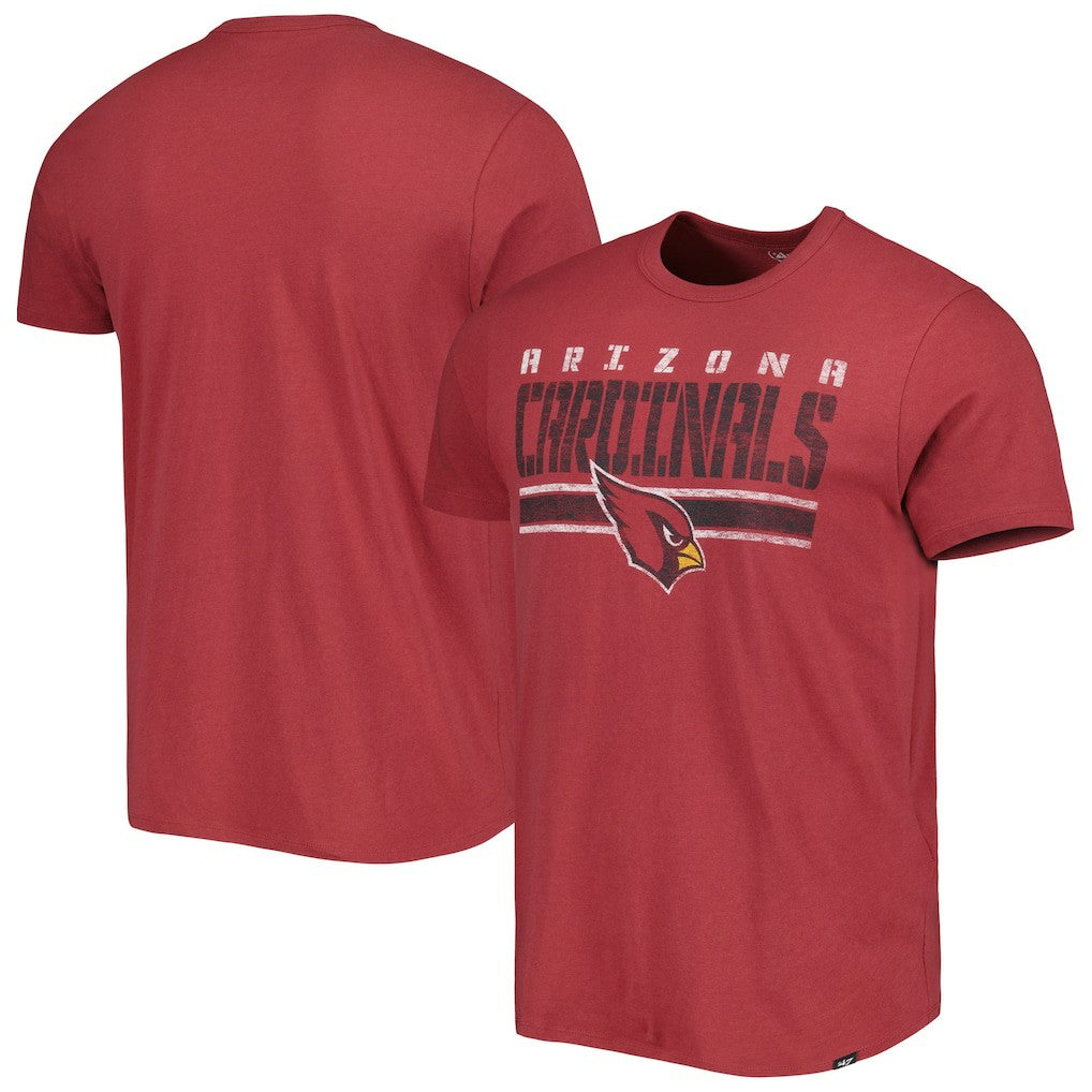 Arizona Cardinals '47 Team Stripe T-Shirt Cardinal - 47 brand