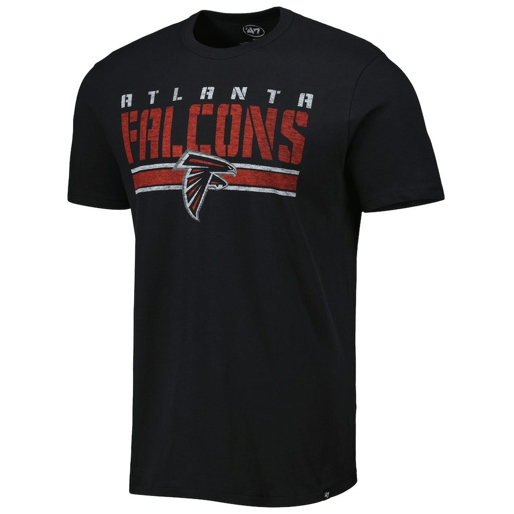 Atlanta Falcons '47 Team Stripe T-Shirt Black - 47 brand