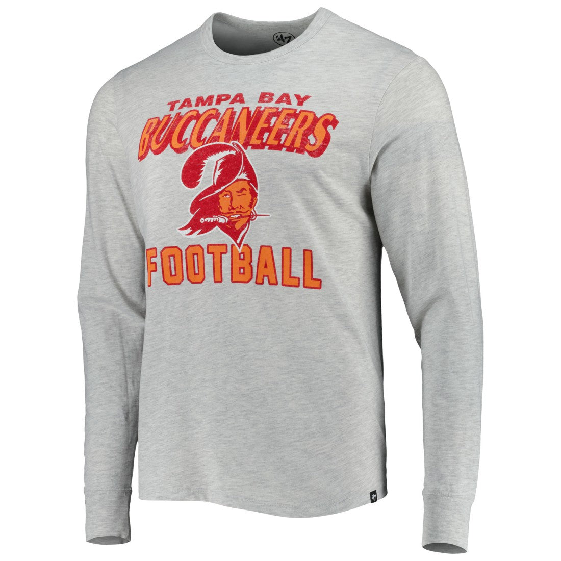 Tampa Bay Buccaneers '47 Dozer Franklin Long Sleeve T-Shirt Heathered Gray - 47 brand