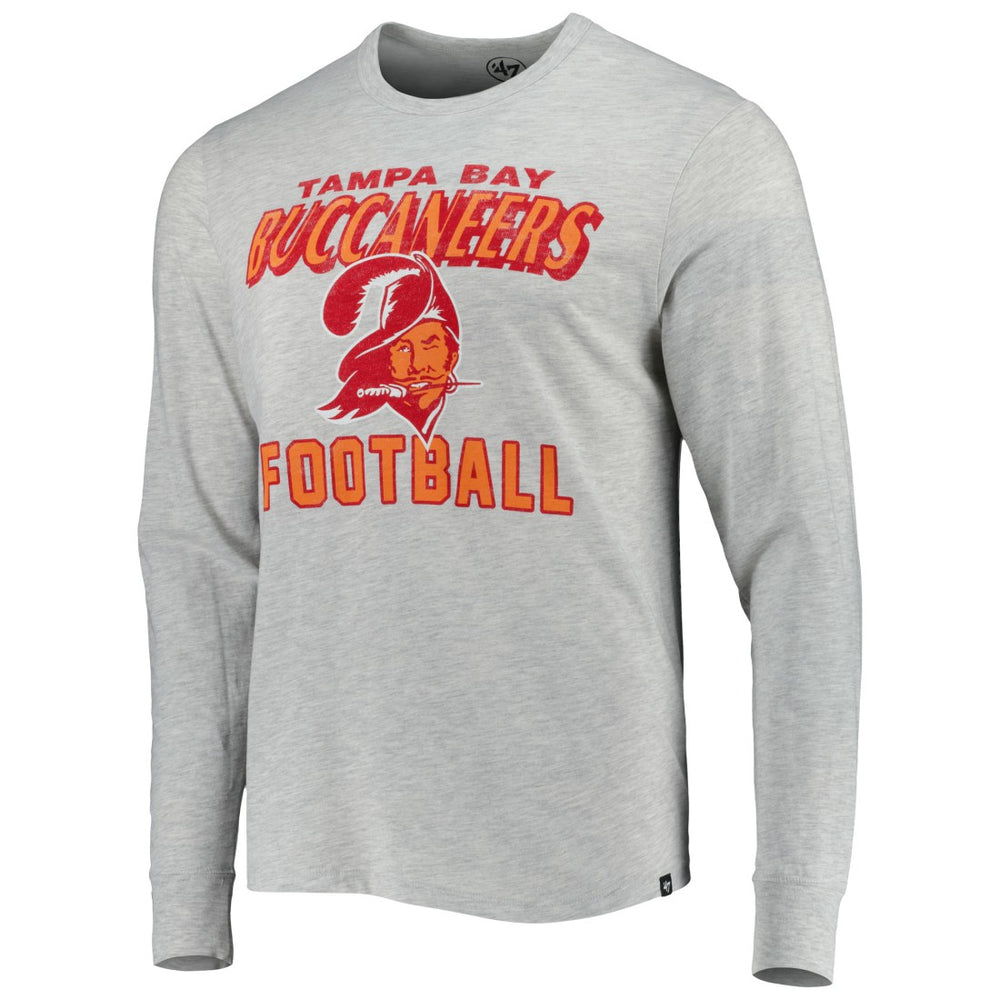 Tampa Bay Buccaneers '47 Dozer Franklin Long Sleeve T-Shirt Heathered Gray - 47 brand