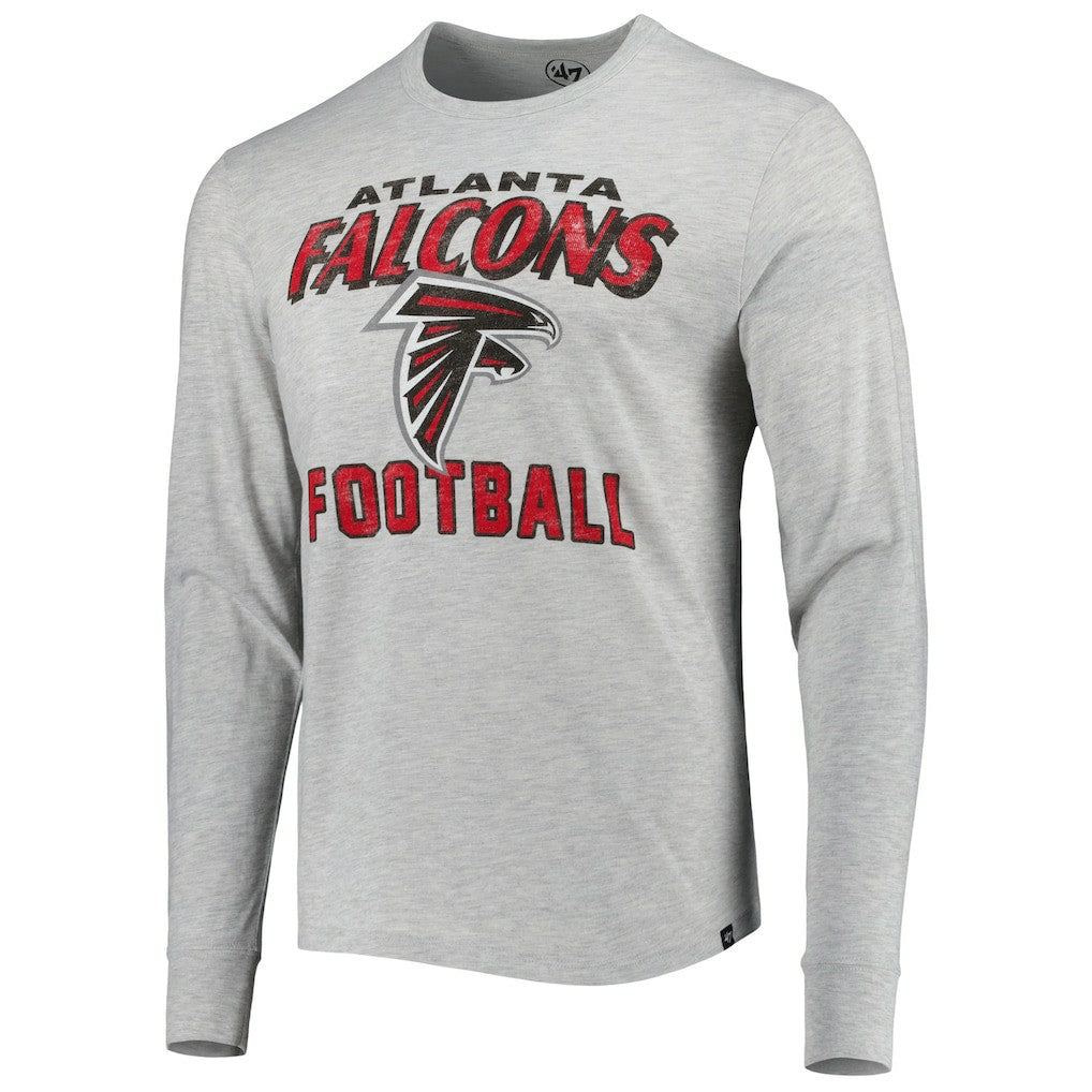 Atlanta Falcons '47 Dozer Franklin Long Sleeve T-Shirt Heathered Gray - 47 brand
