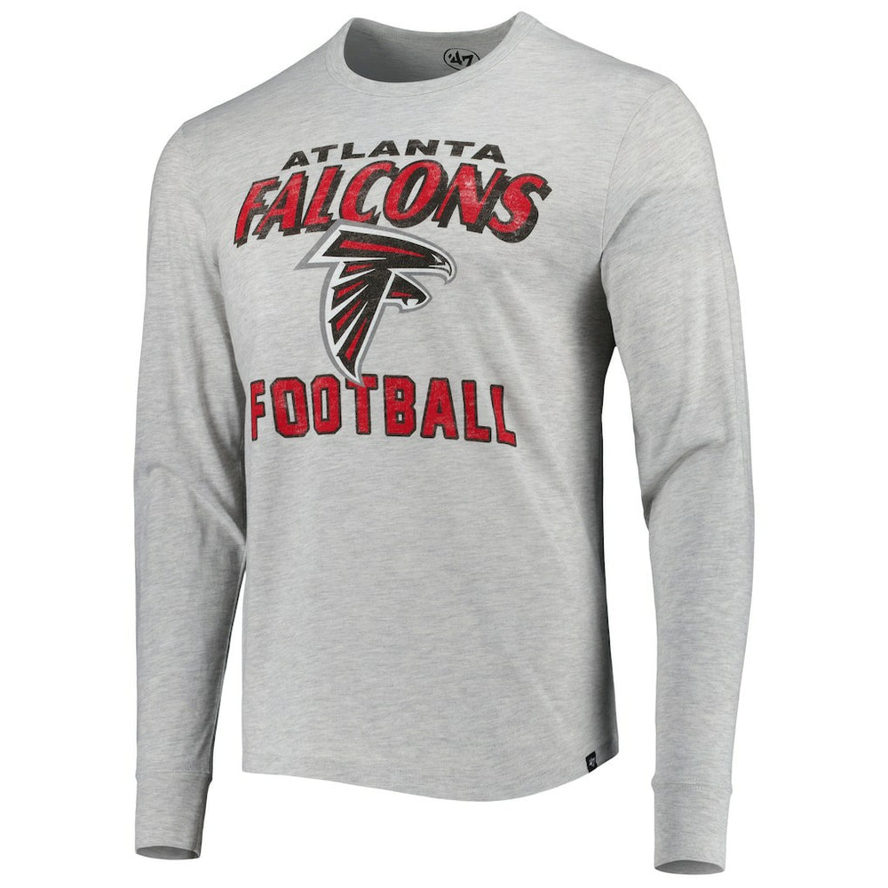 Atlanta Falcons '47 Dozer Franklin Long Sleeve T-Shirt Heathered Gray - 47 brand