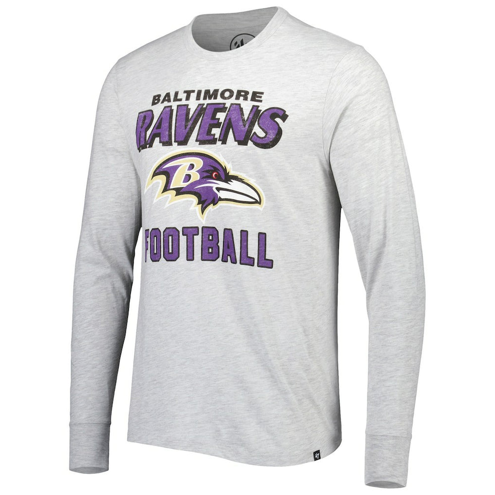 Baltimore Ravens '47 Dozer Franklin Long Sleeve T-Shirt Heathered Gray - 47 brand