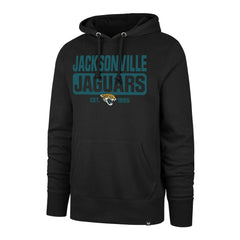 Jacksonville Jaguars '47 Box Out Headline Pullover Hoodie Black - 47 brand