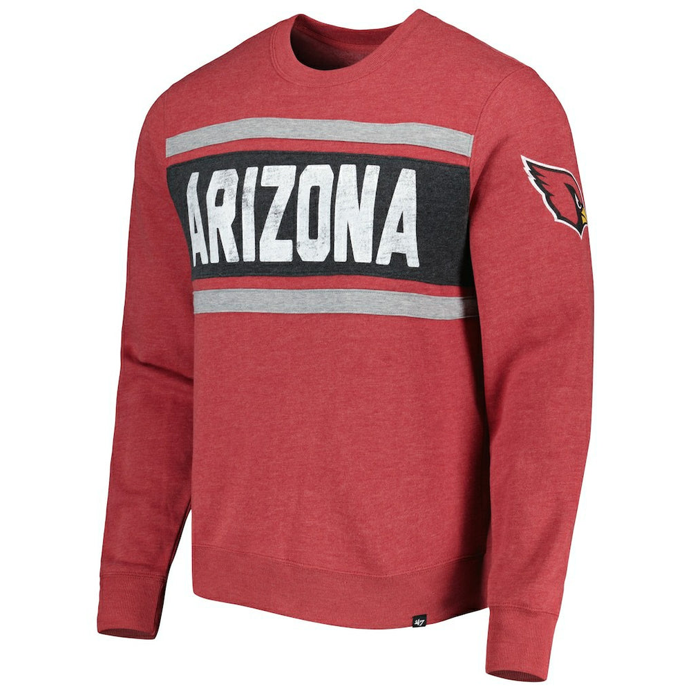Arizona Cardinals '47 Bypass Tribeca Pullover Sweatshirt Heathered Cardinal - 47 brand