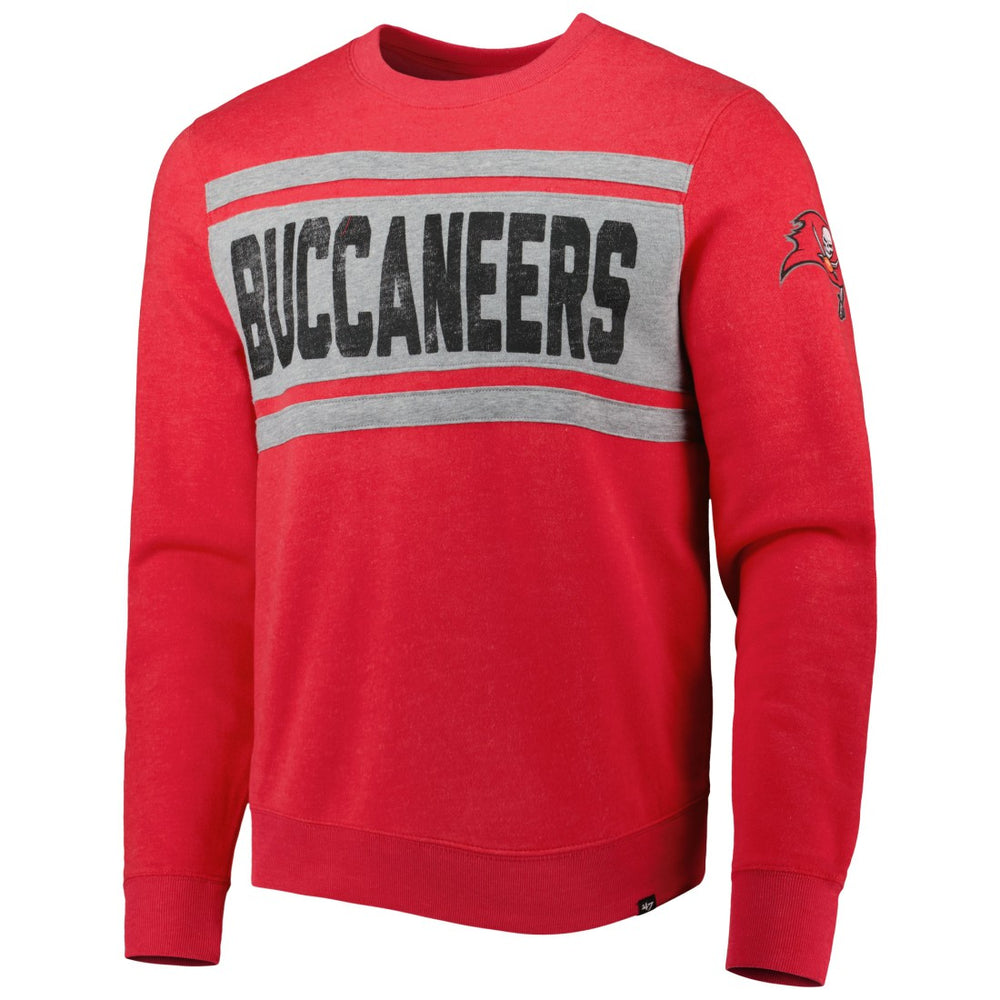 Tampa Bay Buccaneers '47 Bypass Tribeca Pullover Sweatshirt Heathered Red - 47 brand