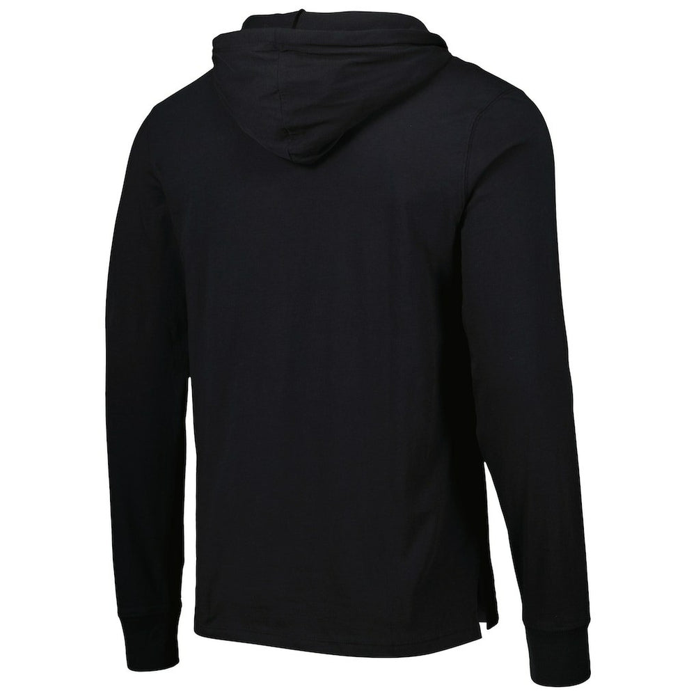 New Orleans Saints '47 Field Franklin Hooded Long Sleeve T-Shirt Black - 47 brand