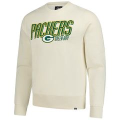 Green Bay Packers '47 Locked In Headline Pullover Sweatshirt Cream - 47 brand
