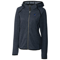 Miami Dolphins Cutter & Buck Women's Mainsail Full-Zip Jacket Heathered Navy - NFL