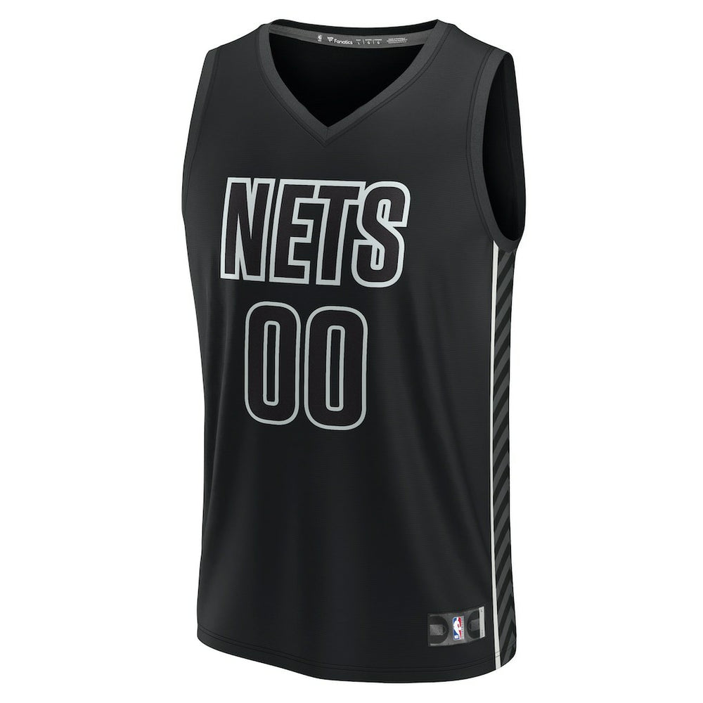 Fanatics - Brooklyn Nets Custom Fast Break Jersey - Statement Edition - Black
