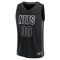 Fanatics - Brooklyn Nets Custom Fast Break Jersey - Statement Edition - Black