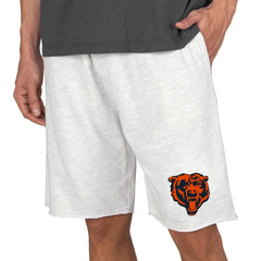 Chicago Bears Concepts Sport Mainstream Terry Shorts Oatmeal - NFL