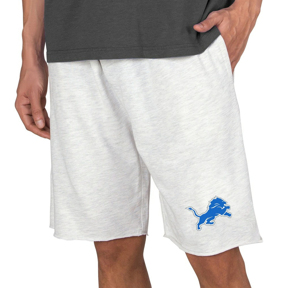 Detroit Lions Concepts Sport Mainstream Terry Shorts Oatmeal - NFL