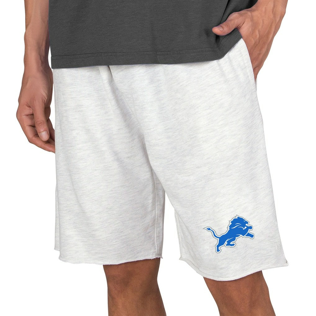 Detroit Lions Concepts Sport Mainstream Terry Shorts Oatmeal - NFL