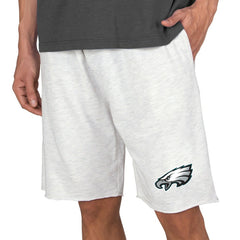 Philadelphia Eagles Concepts Sport Mainstream Terry Shorts Oatmeal - NFL