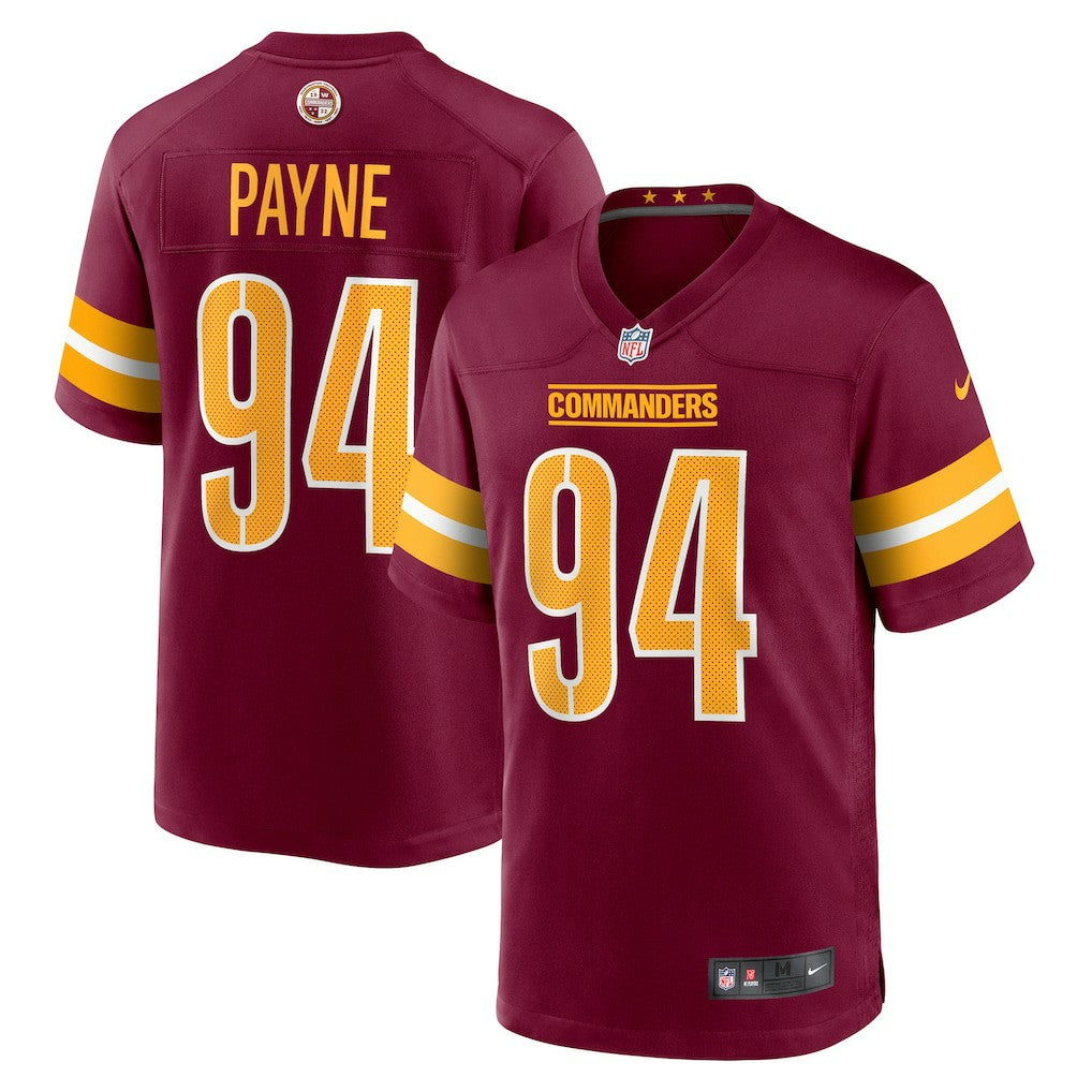 Daron Payne Washington Commanders Player Game Jersey Burgundy - Nike