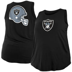 Las Vegas Raiders New Era Women's Plus Size Tank Top Black - NFL
