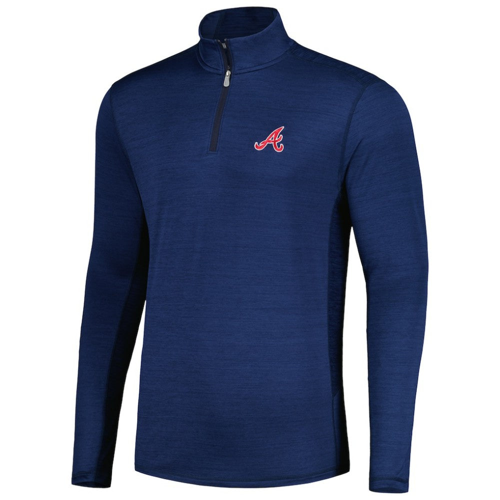 Atlanta Braves Tommy Bahama Delray IslandZone Half-Zip Top Sale
