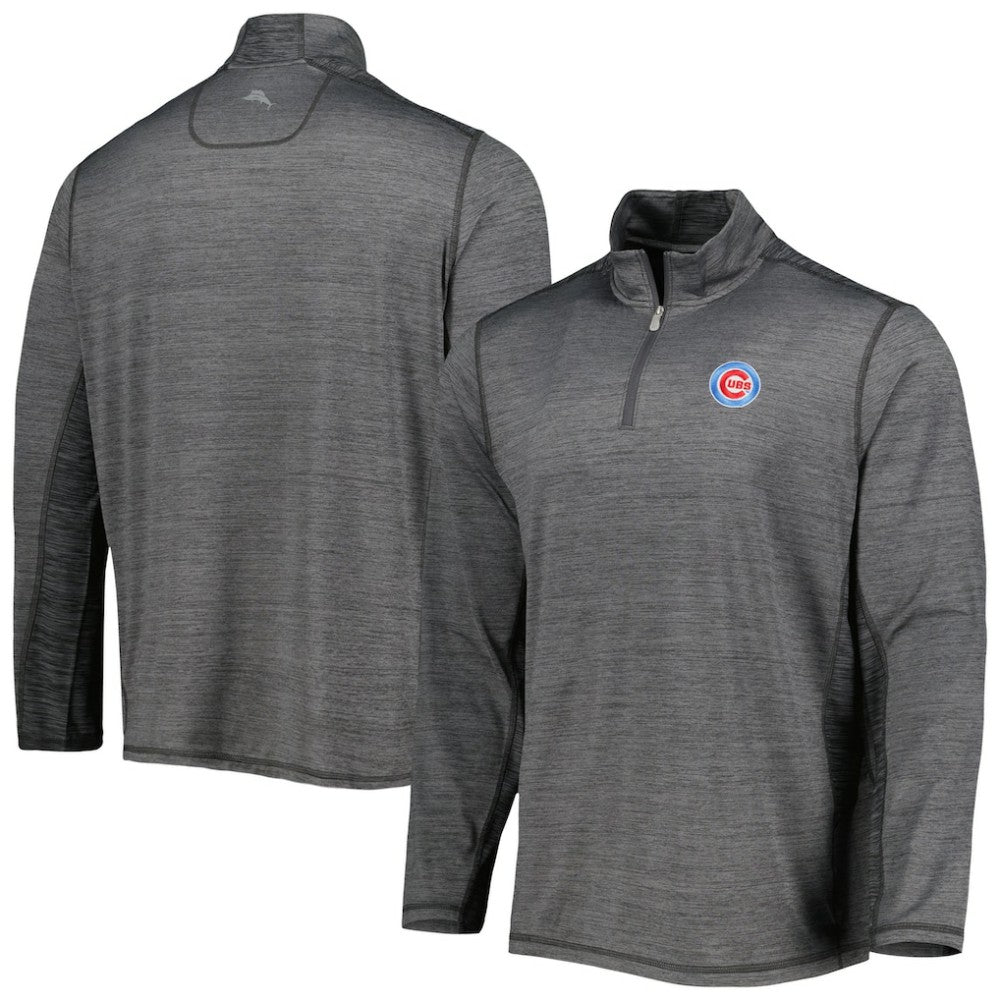 Chicago Cubs Tommy Bahama Delray IslandZone Half-Zip Top Clearance