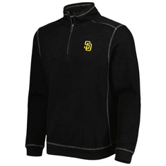 San Diego Padres Tommy Bahama Tobago Bay Tri-Blend Quarter-Zip Sweatshirt Near Me