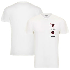 NBA - Chicago Bulls Sportiqe Unisex 1966 Collection City Flag Bingham T-Shirt - White