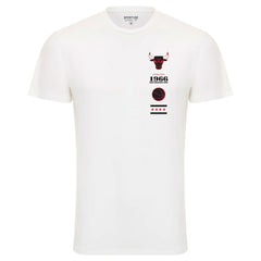 NBA - Chicago Bulls Sportiqe Unisex 1966 Collection City Flag Bingham T-Shirt - White