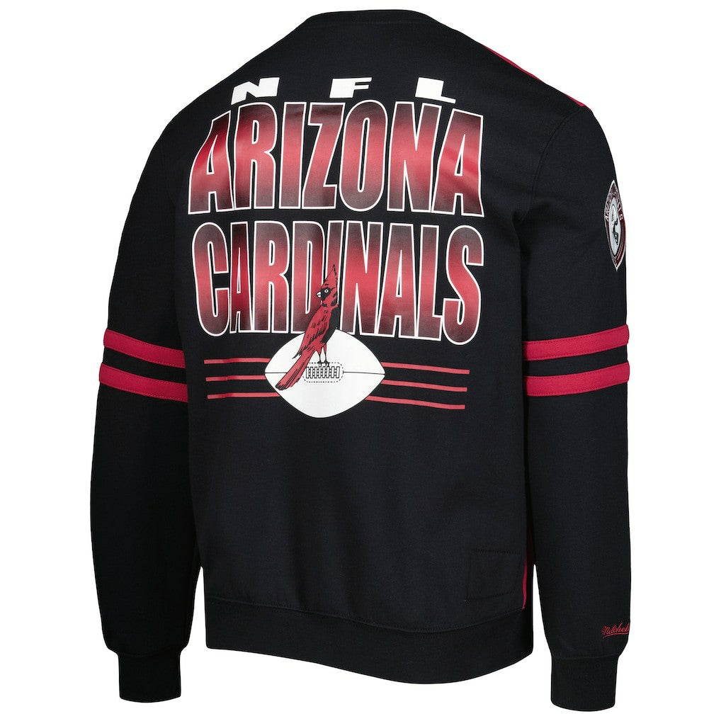 Arizona Cardinals All Over 2.0 Pullover Sweatshirt Cardinal - Mitchell & Ness