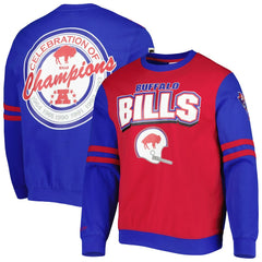 Buffalo Bills All Over 2.0 Pullover Sweatshirt Red - Mitchell & Ness