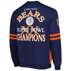 Chicago Bears All Over 2.0 Pullover Sweatshirt Orange - Mitchell & Ness