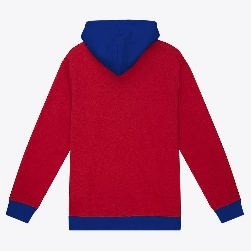 Buffalo Bills Big Face 5.0 Pullover Hoodie Red - Mitchell & Ness